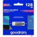 Obrázok pre výrobcu Goodram USB flash disk, USB 3.0, 128GB, ODA3, strieborný, USB A / USB C, s otočnou krytkou