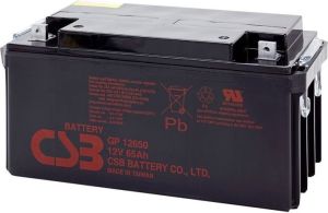 Obrázok pre výrobcu CSB Pb záložní akumulátor CSB GP12650, 12V, 65Ah