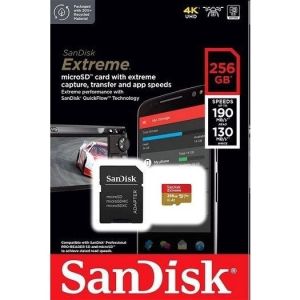 Obrázok pre výrobcu SanDisk Extreme microSDXC 256GB 190MB/s + adaptér