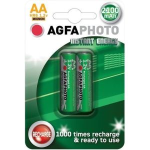 Obrázok pre výrobcu AgfaPhoto prednabité batérie 1.2V, AA, 2100mAh, blister 2ks