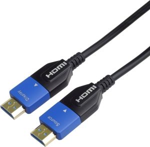 Obrázok pre výrobcu PremiumCord Ultra High Speed HDMI 2.1 optický kabel 8K@60Hz 4K@120Hz 10m zlacený