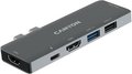 Obrázok pre výrobcu Canyon DS-5, 7v1 hub pre MacBook, USB-C Power delivery, 1xUSB 3.0, 1xUSB 2.0, 2xHDMI, TF a SD reader