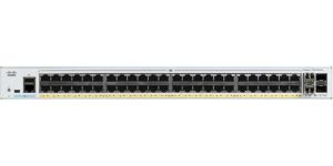 Obrázok pre výrobcu Catalyst C1000-48P-4X-L, 48x 10/100/1000 Ethernet PoE+ ports and 370W PoE budget, 4x 10G SFP+ uplnks