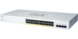 Obrázok pre výrobcu Cisco switch CBS220-24FP-4G (24xGbE,4xSFP,24xPoE+,382W)