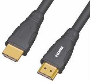 Obrázok pre výrobcu PremiumCord Kabel HDMI A - HDMI A M/M 3m,zlac.kon.