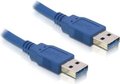 Obrázok pre výrobcu DeLock USB 3.0 kábel A samec/ A samec dĺžka 2m