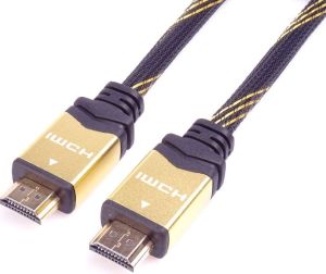 Obrázok pre výrobcu PremiumCord designový HDMI 2.0 kabel, zlacené konektory, 1m