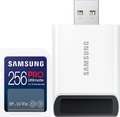 Obrázok pre výrobcu SAMSUNG PRO Ultimate SDXC 256GB + USB Adaptér / CL10 USH-I U3 / V30