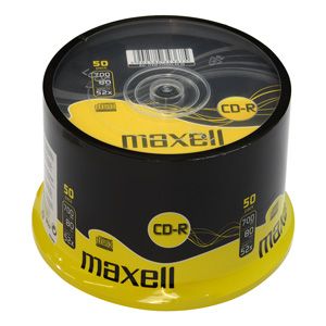Obrázok pre výrobcu CD-R MAXELL 700MB 52X 50ks/cake