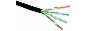 Obrázok pre výrobcu Solarix Vonkajší inštalačný kábel UTP, Cat5E, drôt, PE, box 305m