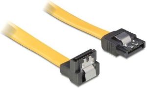 Obrázok pre výrobcu Delock cable SATA 100cm down/straight metal yellow