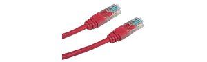 Obrázok pre výrobcu DATACOM Patch cord UTP CAT5E 2m červený