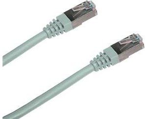 Obrázok pre výrobcu Patchkabel 0,5m , FTP , Cat5e , RJ45, šedý