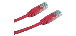 Obrázok pre výrobcu DATACOM Patch cord UTP CAT5E 3m červený