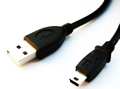 Obrázok pre výrobcu GEMBIRD C-TECH USB A-MINI 5PM 2.0 1,8m HQ Black, zlacené kontakty