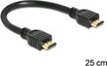 Obrázok pre výrobcu Delock Kabel High Speed HDMI Ethernet – A samec / samec 25 cm