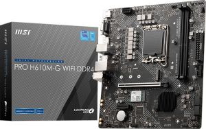 Obrázok pre výrobcu MSI PRO H610M-G WIFI DDR4 /LGA 1700/mATX