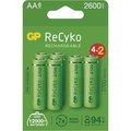 Obrázok pre výrobcu GP nabíjecí baterie ReCyko 2700 AA (HR6) 4+2PP