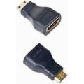 Obrázok pre výrobcu Kab. redukce HDMI-HDMI mini-C F/M,zl. kon.,černá