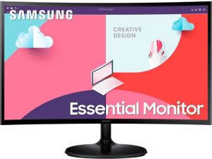 Obrázok pre výrobcu Samsung S360C/ 27" prohnutý/ 1920x1080/ VA/ 4ms/ 250 cd/m2/ HDMI/ D-Sub/ sluchátkový port/ VESA/ černý