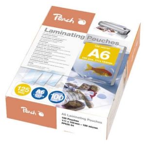 Obrázok pre výrobcu Peach Laminating Pouch A6 (111x154mm), 125mic