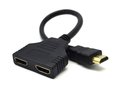 Obrázok pre výrobcu GEMBIRD HDMI splitter, pasivní, kabel, 2 cesty