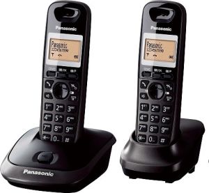 Obrázok pre výrobcu Panasonic KX-TG2512FXT telefon bezsnurovy DECT / čierny - 2x