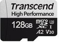 Obrázok pre výrobcu Transcend 128GB microSDXC 330S UHS-I U3 V30 A2 (Class 10) paměťová karta, 100MB/s R, 85MB/s W, s adaptérem
