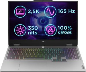 Obrázok pre výrobcu Lenovo LOQ 15IRX10 /i7-14700HX/15,6" QHD/32GB/ 1TB/RTX 5060/bez OS/Gray