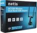 Obrázok pre výrobcu Netis Mini WF-2190 USB WiFi adaptor, AC 1200 Mbps, 2x detachable antenna 5dBi