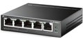 Obrázok pre výrobcu TP-LINK TL-SF1005LP 5-Port 10/100 Mbps Desktop Steel Case Switch with 4-Port PoE 41W PoE budget