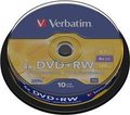 Obrázok pre výrobcu Verbatim DVD+RW(10-Pack)Spindle4x/DLP/4.7GB