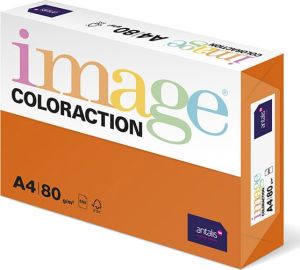 Obrázok pre výrobcu Kancelářský papír Image Coloraction A4/80g, Amsterdam - cihlově oranžová (OR43), 500 listů