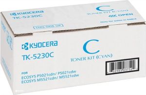 Obrázok pre výrobcu Kyocera originál toner TK-5230C, cyan, 2200str., 1T02R9CNL0, Kyocera M5521cdn,M5521cdw, P5021cd,P5021cdw, O