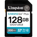Obrázok pre výrobcu KINGSTON 128GB SDXC Canvas Go Plus Gen4 200MB/s C10 UHS-I U3 V30
