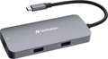 Obrázok pre výrobcu VERBATIM Hub USB-C Pro Multiport 5 Port, 2x USB 3.2, 1x USB-C, HDMI, RJ45, šedá
