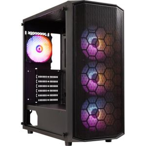 Obrázok pre výrobcu BitFenix skříň Garen / ATX / 4x120mm ARGB fan / 2xUSB 3.0 / USB 2.0 / tvrzené sklo / černá