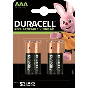 Obrázok pre výrobcu Duracell Rechargeable baterie 900mAh 4ks (AAA)