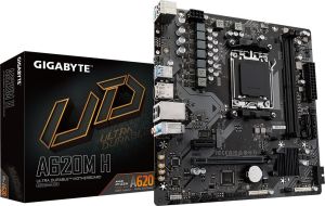 Obrázok pre výrobcu GIGABYTE AM5 A620M H, AMD A620, 2xDDR5, 1xDP, 1xHDMI, mATX