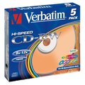 Obrázok pre výrobcu CD-RW Verbatim [ slim jewel case 5 | 700MB | 12x | Colour ]
