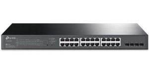 Obrázok pre výrobcu TP-LINK JetStream 28-Port Gigabit Smart Switch with 24-Port PoE+ PORT: 24× Gigabit PoE+ Ports, 4× Gigabit SFP SlotsS