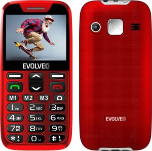 Obrázok pre výrobcu EVOLVEO EasyPhone XR, mobilní telefon pro seniory s nabíjecím stojánkem, červená