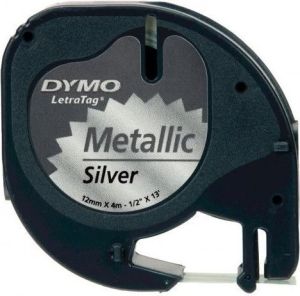 Obrázok pre výrobcu páska DYMO 59429 LetraTag Silver Metallic Tape (12mm)