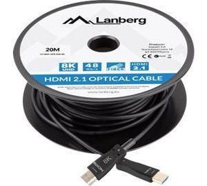 Obrázok pre výrobcu LANBERG HDMI v2.1 8K M/M cable 80m optical AOC