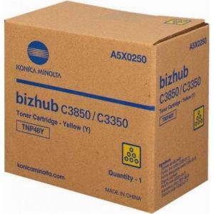 Obrázok pre výrobcu Konica Minolta originál toner A5X0250, yellow, 10000str., TNP48Y, Konica Minolta Bizhub C3350, C3850