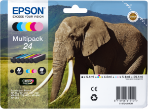 Obrázok pre výrobcu Epson Multipack 6-colours 24 Claria Photo HD Ink