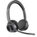 Obrázok pre výrobcu Poly Voyager 4320 MS Teams bezdrátová náhlavní souprava, BT700 USB-A adaptér, stereo, nabíjecí stojánek