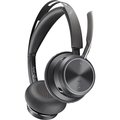 Obrázok pre výrobcu Poly Voyager Focus 2 UC /Stereo/ANC/Micro USB/Drát/ BT-USB/Bezdrát/Černá