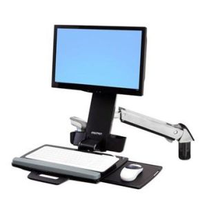 Obrázok pre výrobcu ERGOTRON StyleView® Sit-Stand Combo Arm,nástěnný držák do lišty LCD, klávesnice+ myš,sklopný