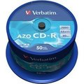 Obrázok pre výrobcu Verbatim CD-R [cakebox 50 | 700MB | 52x | Crystal | DataLife+ AZO]